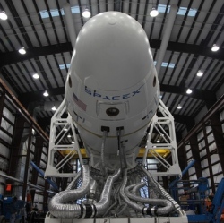 The Falcon 9 rocket on launch day on June 20, 2014 at Cape Canaveral, Florida (Photo courtesy SpaceX)