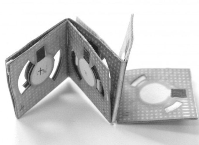 Origami batteries